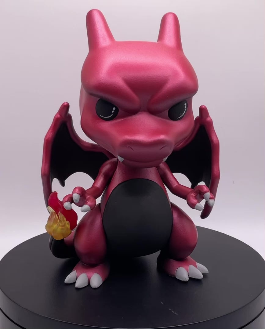 Funko POP Pokemon STEEL Charizard 843 Custom w/soft shops protector HOT Unique 1/1