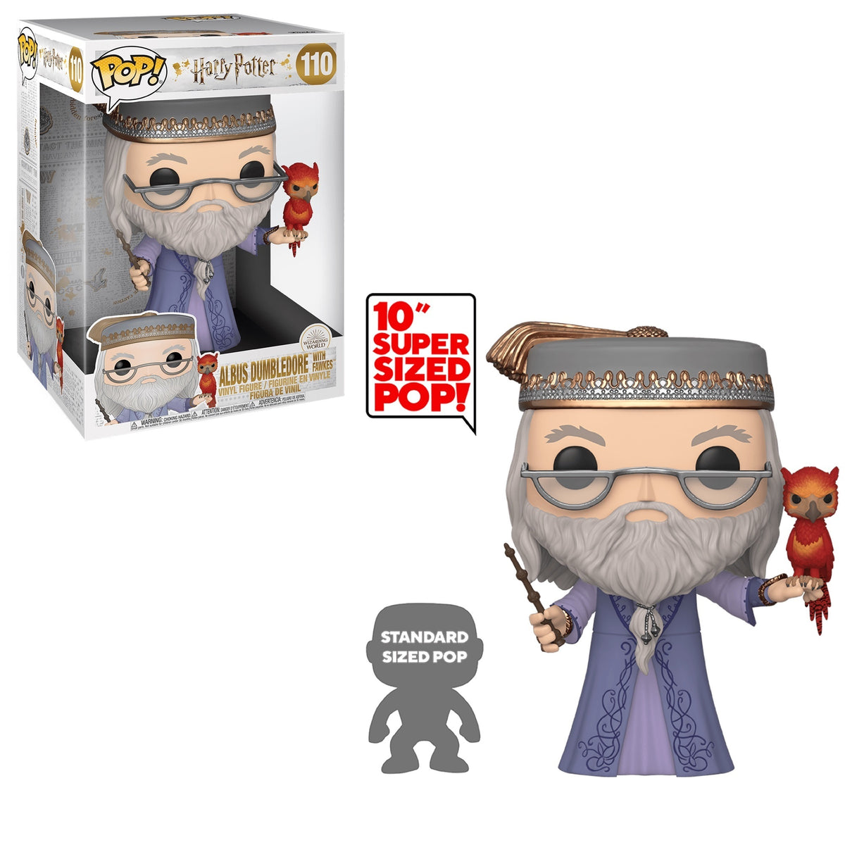 48038 FUNKO POP! Harry Potter - 10 Dumbledore with Fawkes - AliExpress