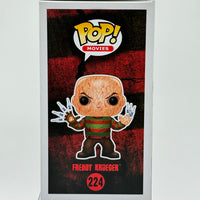 FUNKO POP! MOVIES A NIGHTMARE ON ELM STREET: FREDDY KRUEGER W/ SYRINGE FINGERS #224 (HOT TOPIC EXCLUSIVE STICKER) (📌 CONDITION 9.0/9.5)