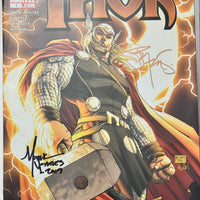 MARVEL COMICS THOR VOL 3 ISSUE #1 (MICHAEL TURNER VARIANT COVER) (SIGNED/AUTOGRAPHED BY MARK MORALES AND PETER STEIGERWALD) (W/ COA) (SEPT 2007)