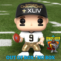 FUNKO POP! SPORTS NFL FOOTBALL NEW ORLEANS SAINTS: DREW BREES (SUPER BOWL XLIV) #138 (OUT OF BOX / NO BOX) (📌 CONDITION 7.5/8.0)