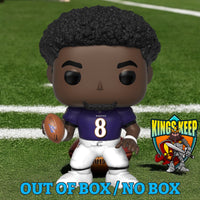 FUNKO POP! SPORTS NFL FOOTBALL BALTIMORE RAVENS: LAMAR JACKSON #120 (OUT OF BOX / NO BOX) (📌 CONDITION 7.5/8,0)