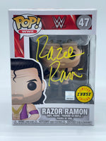 
              FUNKO POP! WWE RAZOR RAMON #47 (CHASE) (AUTOGRAPHED/SIGNED BY RAZOR RAMON) (JSA COA)
            