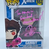 FUNKO POP! MARVEL X-MEN: GAMBIT #553 (AUTOGRAPHED/SIGNED BY TONY DANIELS) (BECKETT COA)