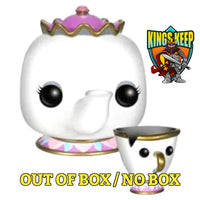 FUNKO POP! DISNEY BEAUTY AND THE BEAST: MRS. POTTS AND CHIP #92 (OUT OF BOX/NO BOX)