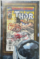 
              MARVEL COMICS THOR (THE MIGHTY) VOL 2 ISSUE #1 (ROUGH CUT VARIANT COVER) (DIRECT EDITION) (SIGNED/AUTOGRAPHED BY DAN JURGENS) (NO COA) (SEPT 1998)
            