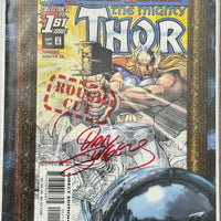 MARVEL COMICS THOR (THE MIGHTY) VOL 2 ISSUE #1 (ROUGH CUT VARIANT COVER) (DIRECT EDITION) (SIGNED/AUTOGRAPHED BY DAN JURGENS) (NO COA) (SEPT 1998)