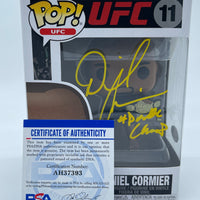 FUNKO POP! UFC DANIEL CORMIER #11 (AUTOGRAPHED/SIGNED BY DANIEL CORMIER) (PSA COA)