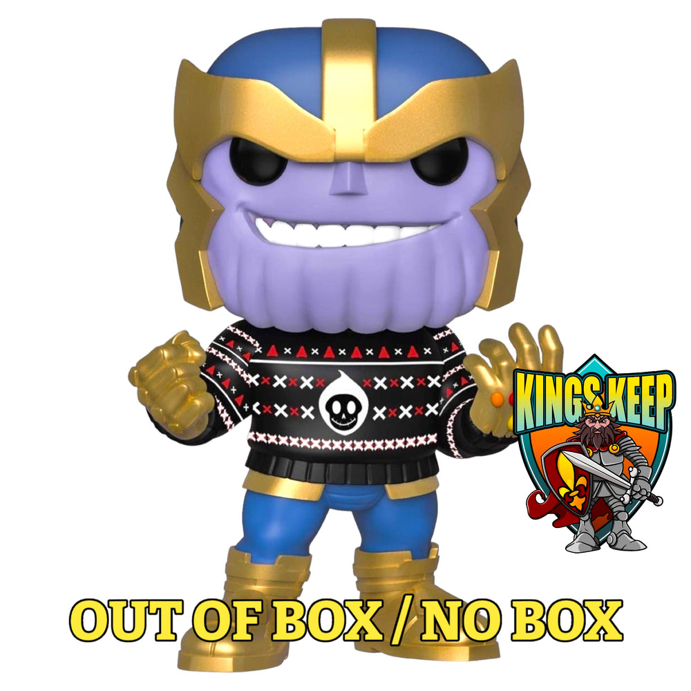 FUNKO POP! MARVEL THANOS W/ HOLIDAY SWEATER #533 (OUT OF BOX/NO BOX)