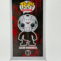 FUNKO POP! MOVIES FRIDAY THE 13TH: GLOW JASON VOORHEES #01 (BLUE GLOW CHASE) (ERROR CHASE STICKER RELEASE) (JJL 170301) (📌 CONDITION 6.0/6.5)