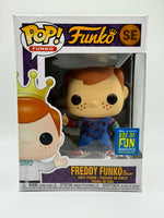 
              FUNKO POP! FREDDY FUNKO / CHILD'S PLAY 2: BLOODY FREDDY FUNKO AS CHUCKY #SE (LE 3000) (2019 BOX OF FUN EXCLUSIVE STICKER) (📌 CONDITION 8.5/9.0)
            