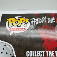 FUNKO POP! MOVIES FRIDAY THE 13TH: GLOW JASON VOORHEES #01 (BLUE GLOW CHASE) (ERROR CHASE STICKER RELEASE) (JJL 170301) (📌 CONDITION 6.0/6.5)