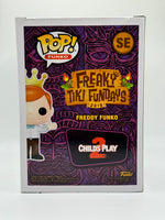 
              FUNKO POP! FREDDY FUNKO / CHILD'S PLAY 2: BLOODY FREDDY FUNKO AS CHUCKY #SE (LE 3000) (2019 BOX OF FUN EXCLUSIVE STICKER) (📌 CONDITION 8.5/9.0)
            