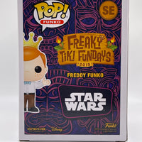 FUNKO POP! STAR WARS FREDDY FUNKO AS C-3PO #SE (W/ TM STAMP) (LE 520) (2019 SDCC EXCLUSIVE STICKER)