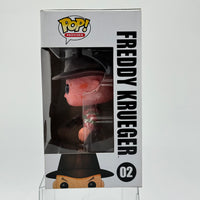 FUNKO POP! MOVIES A NIGHTMARE ON ELM STREET: GLOW FREDDY KRUEGER #02 (GLOW CHASE) (1ST RELEASE / 1 LANGUAGE / LARGE FONT RELEASE) (JJL 141016) (📌 CONDITION 8.0/8.5)