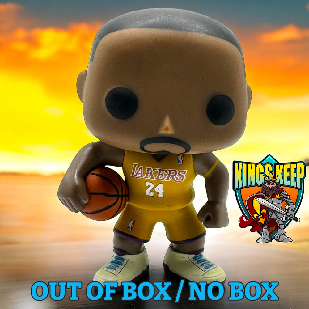 FUNKO POP! SPORTS NBA BASKETBALL LOS ANGELES LAKERS: KOBE BRYANT IN GOLD JERSEY #24 W/ ARMBAND #11 (OUT OF BOX / NO BOX) (📌 CONDITION 8.0)