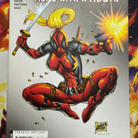 MARVEL COMICS DEADPOOL: MERC WITH A MOUTH ISSUE #7 VOL #1 (2ND PRINT) (LADY DEADPOOL / ROB LIEFELD VARIANT COVER) (MARCH 2010)