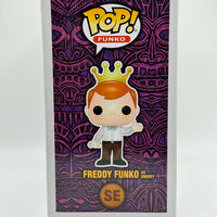 FUNKO POP! FREDDY FUNKO / CHILD'S PLAY 2: BLOODY FREDDY FUNKO AS CHUCKY #SE (LE 3000) (2019 BOX OF FUN EXCLUSIVE STICKER) (📌 CONDITION 8.5/9.0)