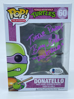 
              FUNKO POP! TELEVISION TEENAGE MUTANT NINJA TURTLES: DONATELLO #60 (AUTOGRAPHED/SIGNED BY BARRY GORDON) (BECKETT COA) (TMNT)
            