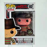 FUNKO POP! MOVIES A NIGHTMARE ON ELM STREET: GLOW FREDDY KRUEGER #02 (GLOW CHASE) (1ST RELEASE / 1 LANGUAGE / LARGE FONT RELEASE) (JJL 141016) (📌 CONDITION 8.0/8.5)