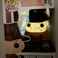 FUNKO POP! MOVIES A NIGHTMARE ON ELM STREET: FREDDY KRUEGER #02 (GLOW CHASE) (OG RELEASE / 1 LANGUAGE / LARGE FONT)