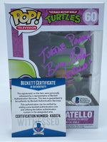 
              FUNKO POP! TELEVISION TEENAGE MUTANT NINJA TURTLES: DONATELLO #60 (AUTOGRAPHED/SIGNED BY BARRY GORDON) (BECKETT COA) (TMNT)
            