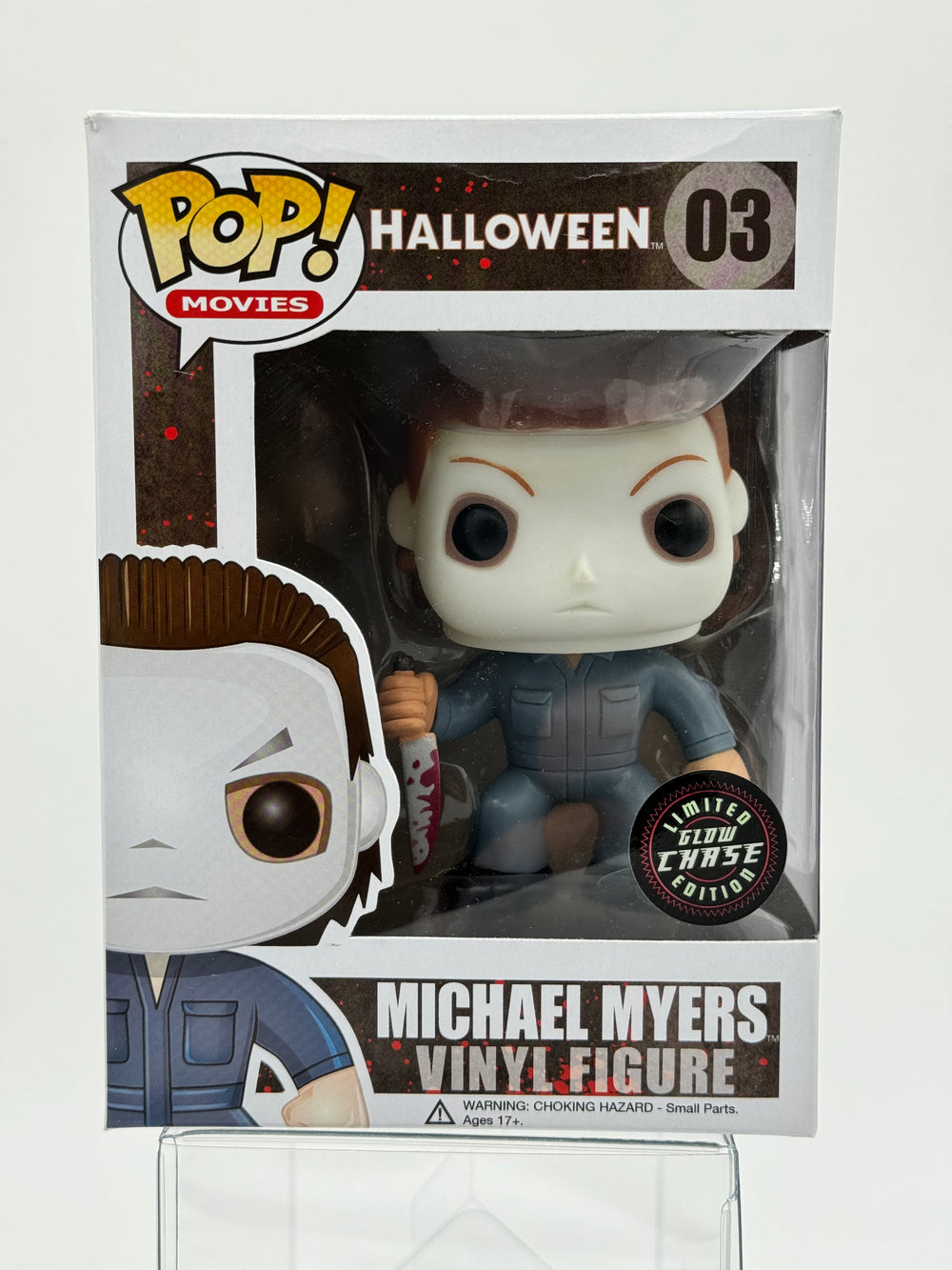 FUNKO POP! MOVIES HALLOWEEN: MICHAEL MYERS #03 (GLOW CHASE) (JJL 151104) (📌 CONDITION 7.5/8.0)