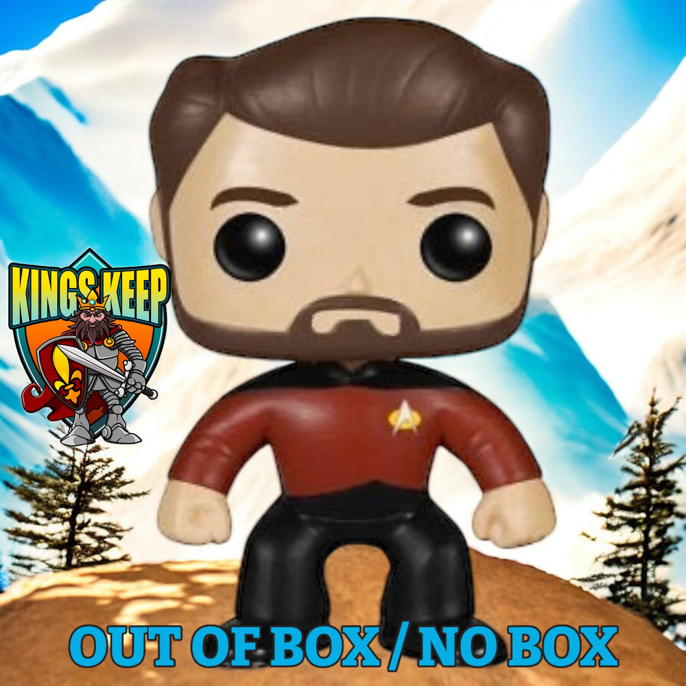 FUNKO POP! TELEVISION STAR TREK THE NEXT GENERATION: WILL RIKER #189 (OUT OF BOX / NO BOX) (📌 CONDITION 7.5/8.0)