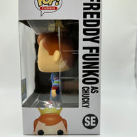 FUNKO POP! FREDDY FUNKO / CHILD'S PLAY 2: FREDDY FUNKO AS CHUCKY #SE (LE 5000) (2019 BOX OF FUN EXCLUSIVE STICKER) (📌 CONDITION 9.5)