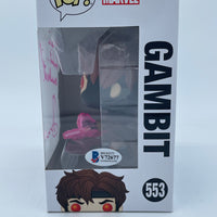 FUNKO POP! MARVEL X-MEN: GAMBIT #553 (AUTOGRAPHED/SIGNED BY TONY DANIELS) (BECKETT COA)