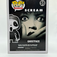 FUNKO POP! MOVIES SCREAM: GHOSTFACE #51 (2014 ONE WORD RELEASE) (📌 CONDITION 9.0 / 9.5)