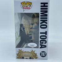 FUNKO POP! ANIMATION MY HERO ACADEMIA: HIMIKO TOGA #787 (AUTOGRAPHED/SIGNED BY LEAH CLARK) (JSA COA)