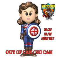 FUNKO SODA! MARVEL WHAT IF...?: METALLIC CAPTAIN CARTER (CHASE / FIGURE ONLY) (LE 2,000) (📌 CONDITION 9.0/9.5)