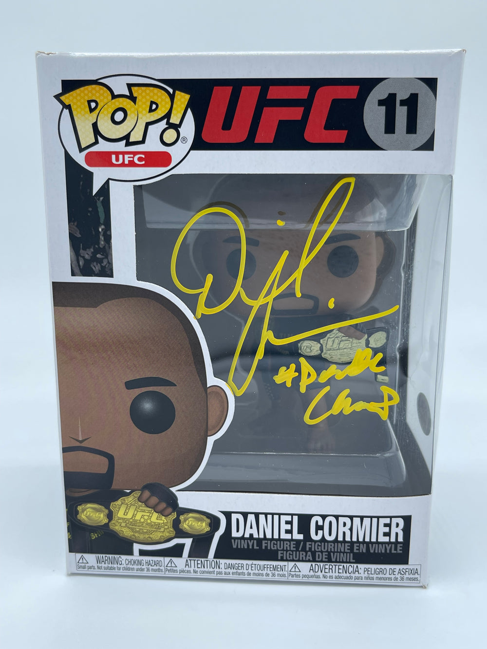 FUNKO POP! UFC DANIEL CORMIER #11 (AUTOGRAPHED/SIGNED BY DANIEL CORMIER) (PSA COA)