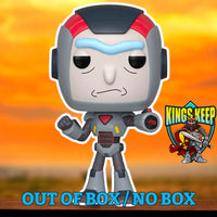 FUNKO POP! ANIMATION RICK AND MORTY: PURGE SUIT RICK #566 (OUT OF BOX / NO BOX) (📌 CONDITION 9.5)