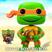 FUNKO POP! TELEVISION TEENAGE MUTANT NINJA TURTLES: MICHELANGELO #62 (OUT OF BOX/ NO BOX) (TMNT) (📌 CONDITION 7.5/8.0)