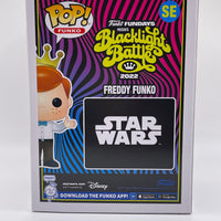 FUNKO POP! STAR WARS FREDDY FUNKO AS DARTH MAUL #SE (GLOW) (LE 2,000) (2022 BLACKLIGHT BATTLE EXCLUSIVE STICKER)