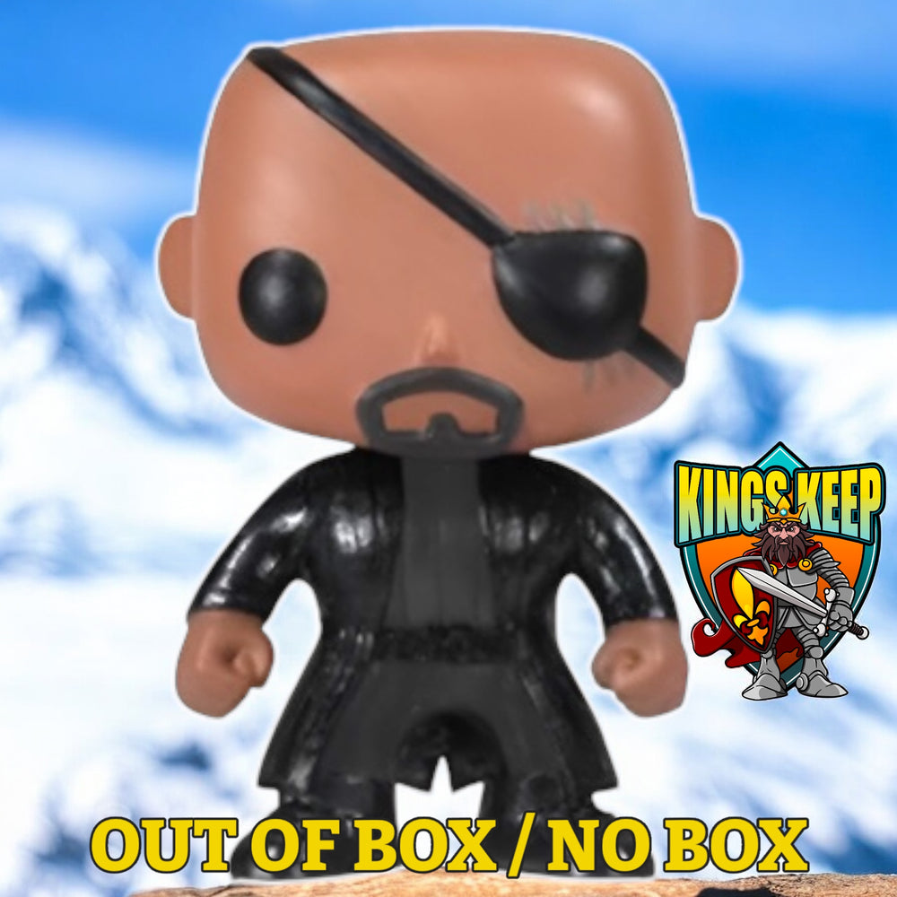 FUNKO POP! MARVEL AVENGERS: NICK FURY #14 (OUT OF BOX / NO BOX) (📌 CONDITION 7.5/8.0)