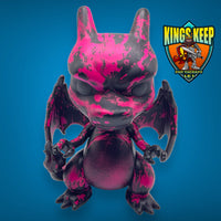 
              FUNKO POP CUSTOM! GAMES POKEMON: CHARIZARD #843 (PINK/BLACK PUNK VARIANT) (LE 1) (KING'S KEEP EXCLUSIVE CUSTOM)
            