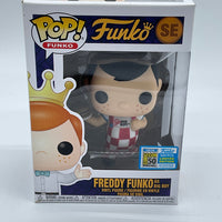 FUNKO POP! FREDDY FUNKO: FREDDY FUNKO AS BIG BOY #SE (LE 520) (RED AND WHITE) (2019 SDCC EXCLUSIVE STICKER)