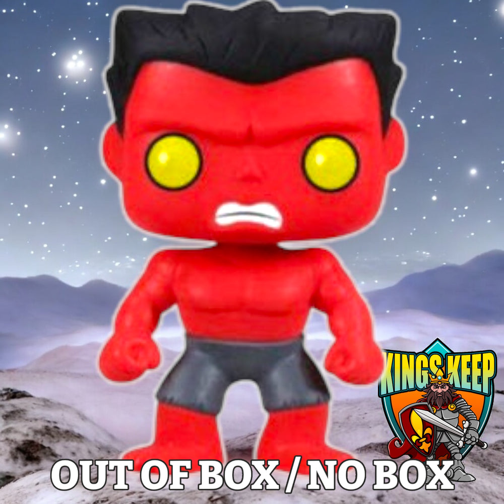 FUNKO POP! MARVEL RED HULK #31 (OUT OF BOX / NO BOX) (📌 CONDITION 7.5/8.0)