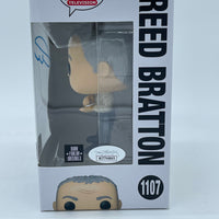 FUNKO POP! TELEVISION THE OFFICE: CREED BRATTON WITH MUNG BEANS #1107 (AUTOGRAPHED/SIGNED BY CREED BRATTON) (JSA COA) (GAMESTOP EXCLUSIVE STICKER)