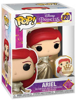 
              FUNKO POP! DISNEY PRINCESS: DANCING ARIEL W/ PIN (GOLD DRESS ) #220 (FUNKO SHOP EXCLUSIVE STICKER)
            