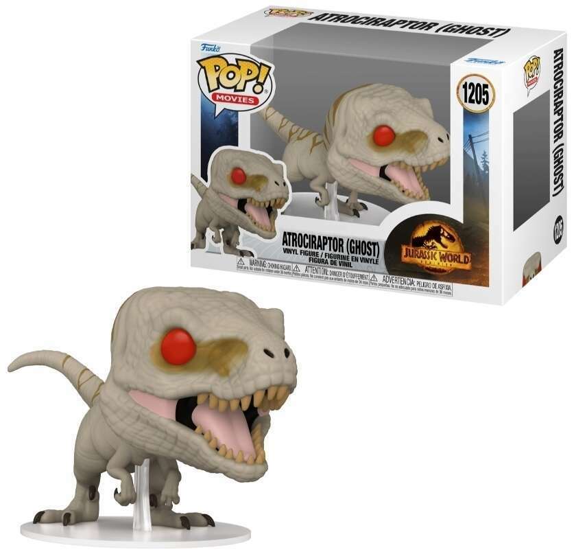 FUNKO POP! MOVIES JURASSIC WORLD: GHOST ATROCIRAPTOR #1205