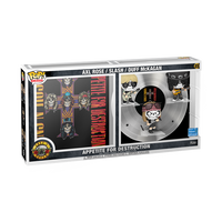 FUNKO POP! DELUXE ALBUMS ROCKS GUNS & ROSES APPETITE FOR DESTRUCTION: AXL ROSE / SLASH / DUFF MCKAGAN #23 (2021 WALMART EXCLUSIVE STICKER) (📌 CONDITION 6.5/7.0)