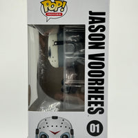 FUNKO POP! MOVIES FRIDAY THE 13TH: GLOW JASON VOORHEES #01 (BLUE GLOW CHASE) (ERROR CHASE STICKER RELEASE) (JJL 161214) (📌 CONDITION 8.5/9.0)