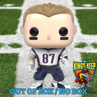 FUNKO POP! SPORTS NFL FOOTBALL NEW ENGLAND PATRIOTS: ROB GRONKOWSKI (WHITE JERSEY) (WAVE 3) #56 (OUT OF BOX / NO BOX) (📌 CONDITION 7.5/8.0)