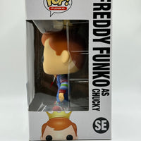 FUNKO POP! FREDDY FUNKO / CHILD'S PLAY 2: BLOODY FREDDY FUNKO AS CHUCKY #SE (LE 3000) (2019 BOX OF FUN EXCLUSIVE STICKER) (📌 CONDITION 8.5/9.0)