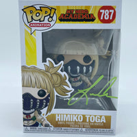 FUNKO POP! ANIMATION MY HERO ACADEMIA: HIMIKO TOGA #787 (AUTOGRAPHED/SIGNED BY LEAH CLARK) (JSA COA)