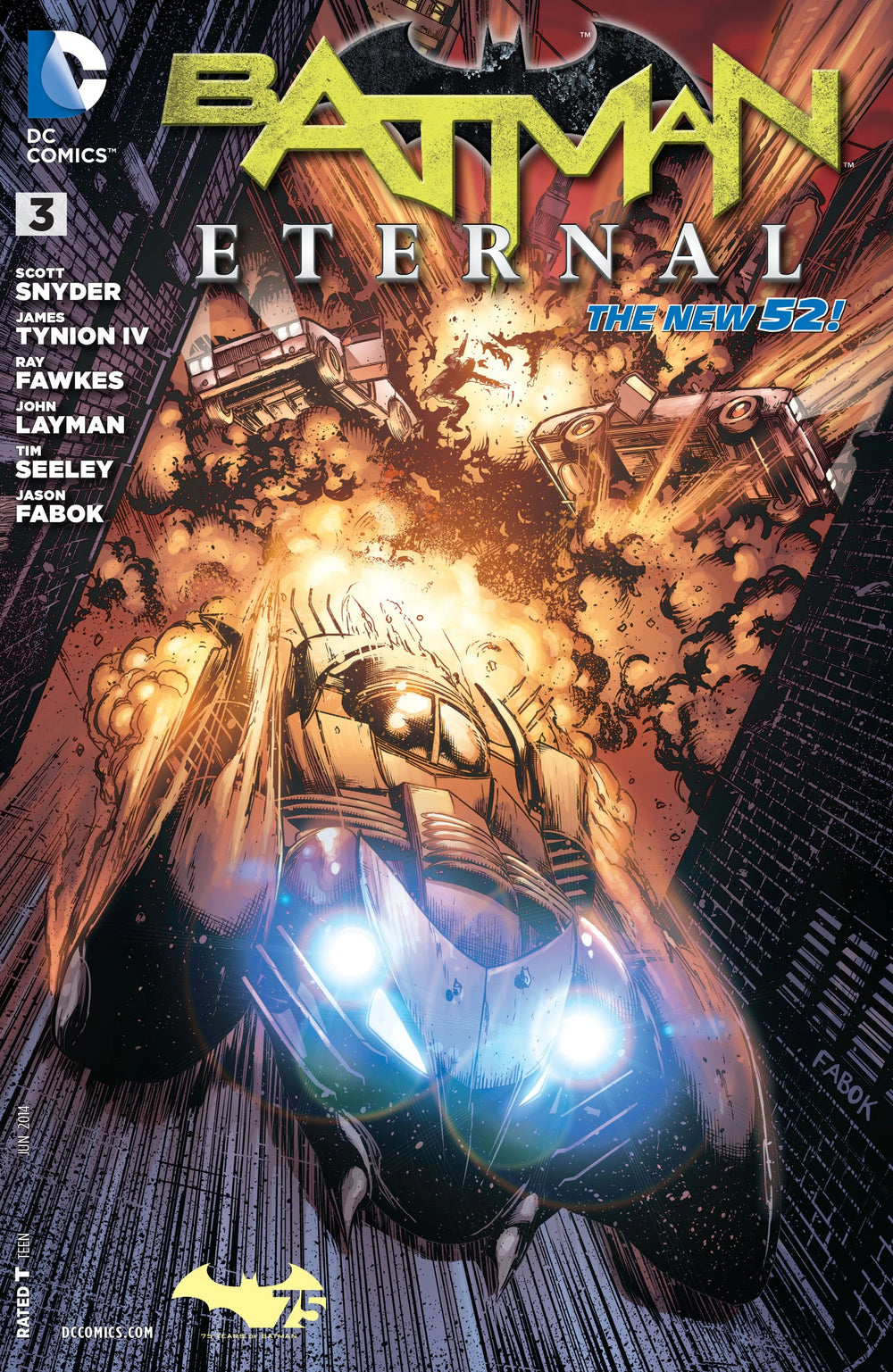 DC COMICS BATMAN: ETERNAL VOL. 1 ISSUE #3 (DIRECT EDITION) (JUNE 2014) (📌 CONDITION 8.5/9.0)